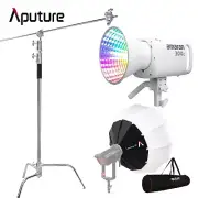 Amaran 300C 300W RGB LED Video Light 2500K-7500K + Lantern 90cm + C Stand Bag