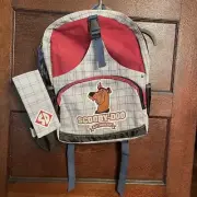 VINTAGE 2002 SCOOBY-DOO CARTOON NETWORK SCHOOL BAG / BACK PACK & ACCESSORY BAG