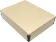 , Archival Storage Box, Acid-Free Drop Front Museum Box with Metal Edge for Stor