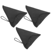 3 Pcs Ocarina Protection Bag Triangle Storage Portable 12 Holes Travel
