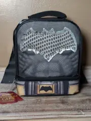 DC Batman Double Compartment Insulated Lunch Bag Lunch Box School