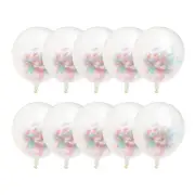 Stylish Paper Confetti Ballons for Birthday and Wedding Party Pack of 10