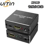 HDMI音頻分離器 4K 2K高畫質轉換器 3.5MM立體聲擷取器 5.1CH TOSLINK SPDIF光纖轉換器