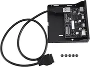 Ysyaxsyt Desktop Floppy Drive Bay Panel USB3.0 Front Panel Floppy Drive Bay HDD Tray 19/20PIN to USB3.0 Easy Install
