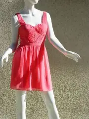 AIDAN By AIDAN MATTOX Dress Pink Sleeveless Cocktail Party Dress Size 4