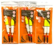 3 PACKS South Bend Size 1/2" Balsa Spring Float 2-Count Package 6" Total Length