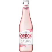 Gordons Pink Gin RTD Bottle 330mL