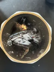 The Hamilton Collection STAR WARS Millenium Falcon Plate 1994 MINT #3342B