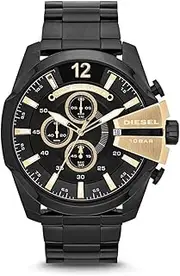 [Diesel] DZ4338 Men's Watch Deca-type Chronograph Watch, 3 Time Display, Bracelet Type