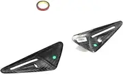 2PCS/Set Car Side, Compatible for Fender Camera Vent Cover Trim, Compatible for Tesla Model 3 Model Y 2020-2023 Turn Signal Cover Side Splitters Dry Carbon