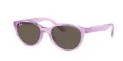 Ray-Ban Kids RJ9080S 7172/3 Kids' Sunglasses Purple Size 45