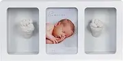 Bambino NEW BABY WHITE PHOTO FRAME & CASTING KIT - TRIPLE