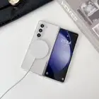 For Samsung Galaxy Z Fold 4/5/6 Hard PC Slim Clear Case Fashion Hinge Protection