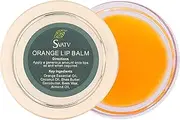 [SVATV] Orange Flavored Lip Balm. With Natural Ingredients - Shea Butter Beeswax & Coconut oil to Nourished Repair Dry or Chapped Lips, Best moisturizing lip balm for Men & Women 15ml