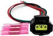 LIZAPUS Back Up Light Switch Neutral Safety Switch Connector Compatible with Dodge Ram 1500 2500 3500 Jeep Cherokee Wrangler 1997-2004 Pigtail Plug Wiring Harness 56028181AC
