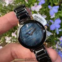 在飛比找ETMall東森購物網優惠-AnneKlein手錶, 女錶 30mm 黑圓形精鋼錶殼 黑
