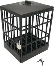 Shiwaki Smartphone Lock Box with, Phone Jail Prison, Locking Container for Snacks Office Party Mobile Phone Addiction, Black