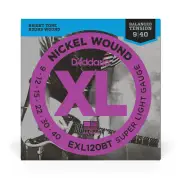 D'Addario EXL120BT Balanced Tension X-Lite Electric Guitar Strings 3 sets