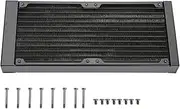 12 Tubes 120MM PC Heat Exchanger Fast Heat Dissipation Water Cooling Wide Compatibility Robust Design for CPU Industrial Use (240mm)