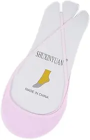 [Generic] 2pack/lot High Heels Socks Women Daily Replacement Wear With Good Elasticity Breathable Lightweight Transparent Boat