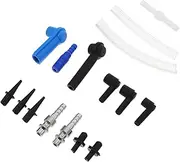 Alipis 16pcs Oil Bleeder Pump Exchange Adapter Brake Bleeding Kit Brake Fluid Replacement Connector for Car Repair Shops and Home Use