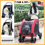 Do Do Pet Stroller Extra Large Size Pet Trolley Upgraded Wheel Version Outdoor S