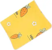 UTHCLO 1Pc Cotton Urinal Pad Diaper Cushion for Female Menstrual Nursing Convenient Washable Changing Pad Yellow for Bed Protection