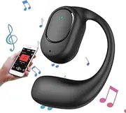 Single Ear Earphones - Blue-Tooth Handsfree Earpiece, Wireless Sport Headphones, Ipx5 Waterproof, Noise Reduction