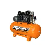 SP Tools 5.5Hp 3 Phase Belt Drive Air Compressor - Triple Cast Iron Stationary