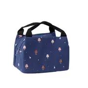 3Pcs Small Thermal Insulated Lunch Box Light Weight Portable Cotton Linen Food Meal Dinner Container Storage Handbags Tote