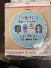 She Inspires Us EMPOWERED WOMEN embroidery kit