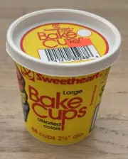 NEW Vintage Sweetheart Bake Cups/Cup Cake/Muffin Tin Liners In Original Box