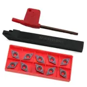 93° SDJCR1010H11 Lathe External Turning Tool Holder + DCMT11T304 Turning insert