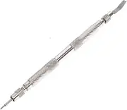 [JDYYICZ] Professional Stainless Steel Double-ended Watch Band Strap Link Pin Pusher Spring Bar Remover Repair Tool (Silver)