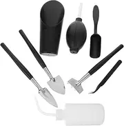 SUPVOX Succulent Tools Set 8-Piece Mini Gardening Tool Kit Garden Spade Pruning Shears Indoor Bonsai Easy to Use