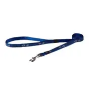 Rogz Fancy Lead Navy Paws