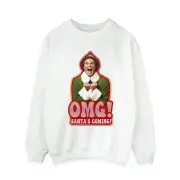 Elf Womens Santa´s Coming Sweatshirt (White) - BI16741