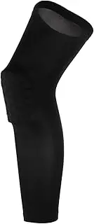 GOOHOCHY 1Pc Padded Sports Compression Sleeve for Elbow Support Honeycomb Design Arm Guard for Running Cycling and Outdoor Activities Black