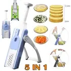 Vegetable Chopper Multifunctional 5-in-1 Food Chopper Vegetable Slicer Cutter AU