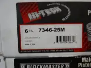 Hi-Tech 7346.010(25M) Piston Set of 6 2.7R(166CID) DOHC V6 Chrysler