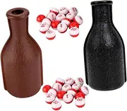 JUMPLAWN 2Sets Snooker Bottle Props Billiard Game Dice Plastic Pool Lightweight and Portable for Family Fun and Tournaments Billiard Accessory for Enthusiasts