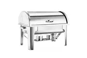 SOGA 9L Stainless Steel Full Size Roll Top Chafing Dish Food Warmer