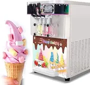 Kolice ETL Certificate Mini Desktop 3 flavoe countertop Soft ice Cream Machine Yogurt Soft ice Cream Machine Gelato Soft ice Cream Maker