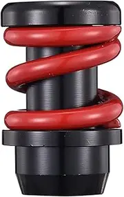 SUMGUYZYKN Universal Car Transmission Gear Stick Shifter Knob Aluminum Manual Automatic Gear Shift Knob Head Car Styling Shift knob(Red Black)