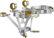 Elite 0156001 Eroica Double Bottle Cage Water Bottle Cage, Silver