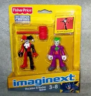 IMAGINEXT 2012 DC SUPER FRIENDS THE JOKER & HARLEY QUINN SET