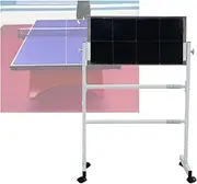 Table Tennis Rebound Board,360° Adjustable Ping Pong Return Board Trainer,Desktop/Floor Standing Dual Use,for Clubs School Gym