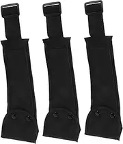 ibasenice 3pcs Stroller Crotch Belt Safety Fixing Strap Material Enhanced Stability Comfort for All Stroller Brands Safety Accessory