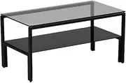 Glass Center Table Arca [Black]
