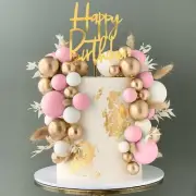 Balls Cake Topper Boho Cake topper Decorations for Wedding Baby Shower Birthday